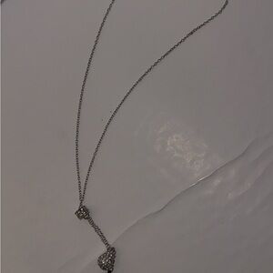 Spring Street Silver Heart Pendant Necklace